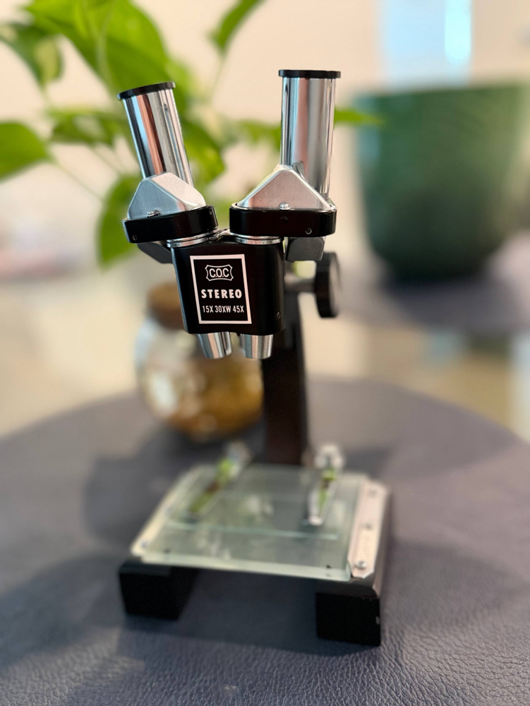 Microscope used for C.O.C. imaging